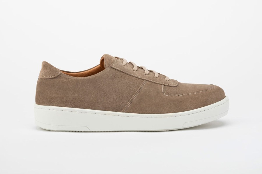 Men Human Scales Sneakers | Tim Suede Beige