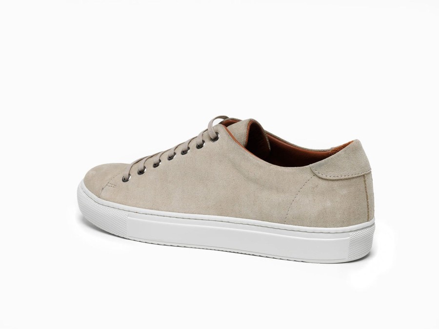 Men Human Scales Sneakers | Herbert Suede Beige