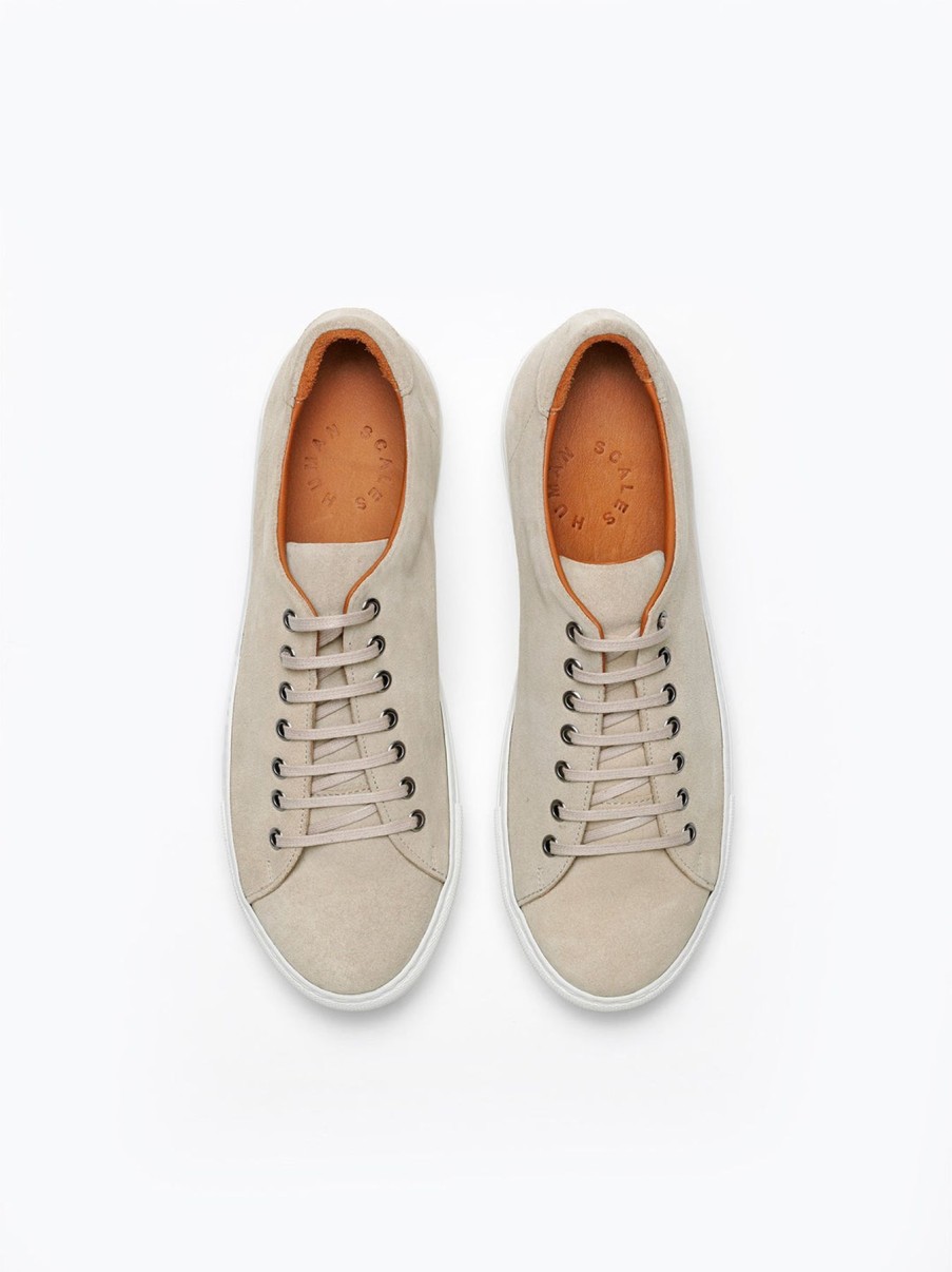 Men Human Scales Sneakers | Herbert Suede Beige