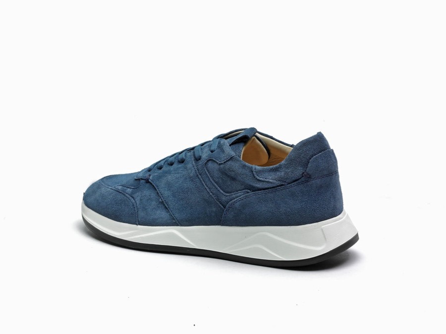 Men Human Scales Sneakers | Simon Suede Navy