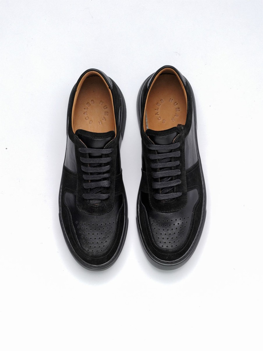 Men Human Scales Sneakers | Luca Black