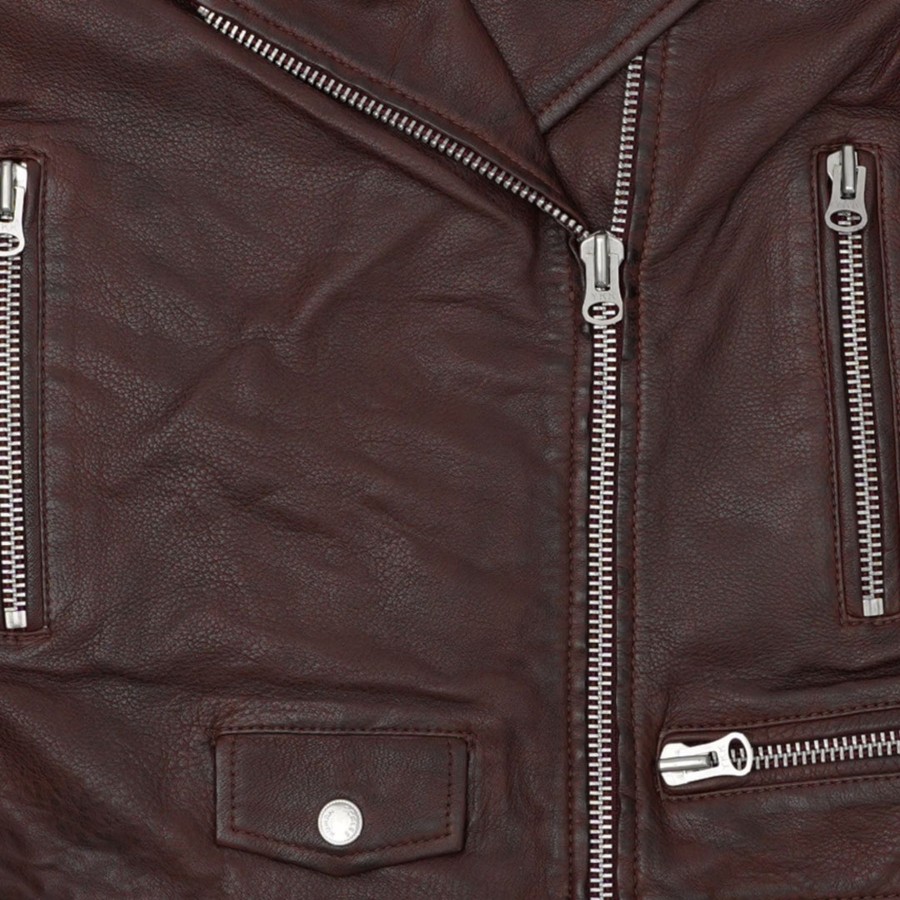 Women Human Scales Leather | Nellie Burgundy