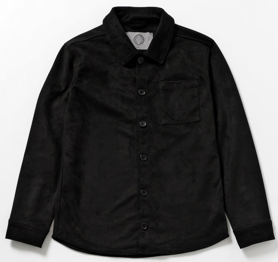 Men Human Scales Overshirts | Rickard Button Black