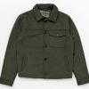 Men Human Scales Overshirts | Mark Vegan Suede Moss Green