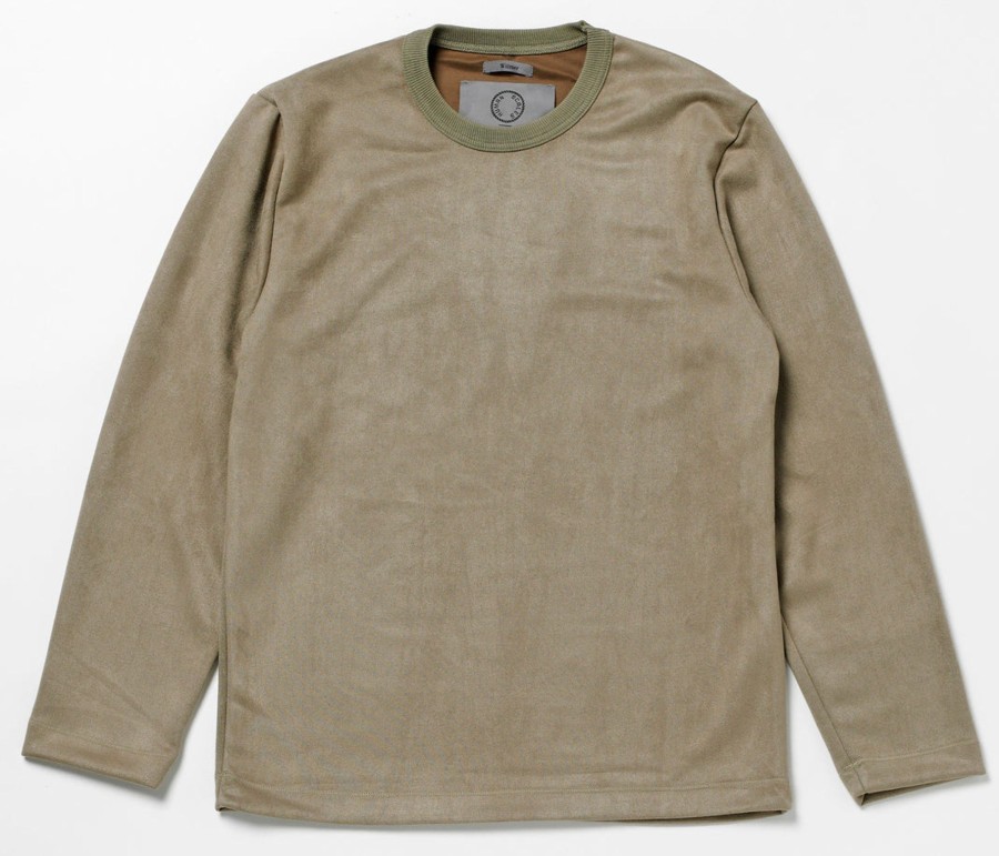 Men Human Scales Sweaters | Wilmer Vegan Suede Lt Grey